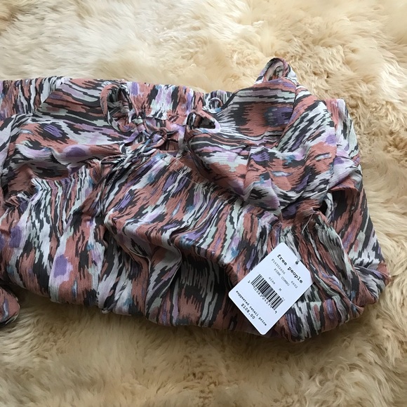 NWT Free People Monarch Cold Shoulder Minidress - Picture 7 of 7